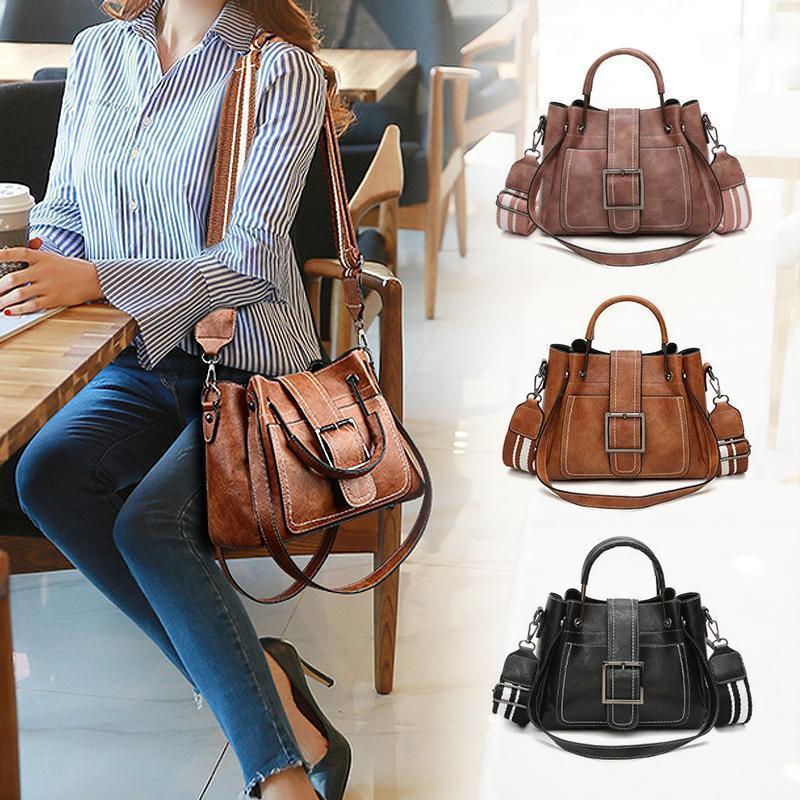 new Korean archaistic bucket bag