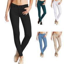 Load image into Gallery viewer, Autumn and winter women&#39;s skinny denim trousers
