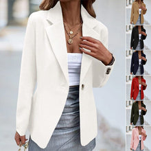 Load image into Gallery viewer, Solid Color One Button Suit
