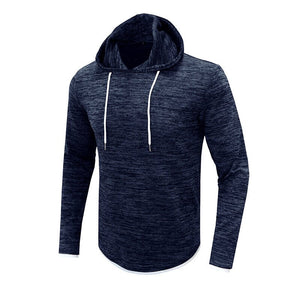 Men's Fall Long Sleeve Hooded T-Shirt