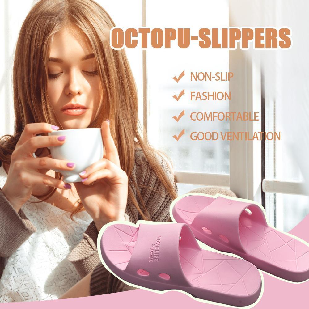Non-slip cool house slippers