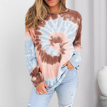 Load image into Gallery viewer, Women&#39;s Loose Tie Dye Top
