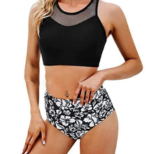 Load image into Gallery viewer, High Waist Printed Two-piece Swimsuit
