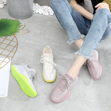 Load image into Gallery viewer, Net Surface Breathable Lace-Up Yeezy Sneakers
