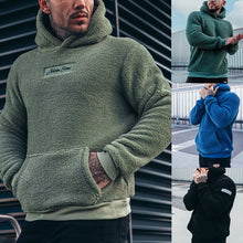 Load image into Gallery viewer, Hooded Men&#39;s Wool Sweatshirt
