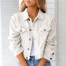 Load image into Gallery viewer, Colorful Denim Jacket
