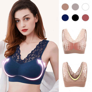 Breathable Sports Push Up Lace Bra