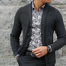 Load image into Gallery viewer, Men&#39;s Cardigan Single Breasted Knit Top
