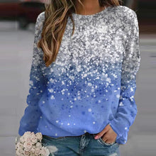Load image into Gallery viewer, Printed Round Beck Long-sleeved T-shirt
