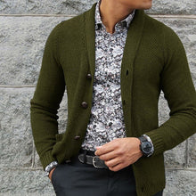 Load image into Gallery viewer, Men&#39;s Cardigan Single Breasted Knit Top

