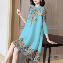 Load image into Gallery viewer, Elegent Flower Dress

