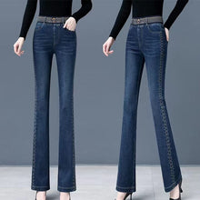 Load image into Gallery viewer, High Waist Stretch Flare Jeans
