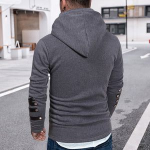 Paneled Hoodie Sweatshirt