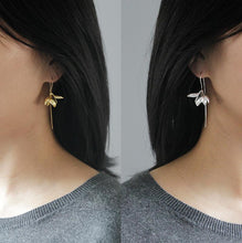 Load image into Gallery viewer, Simulation Magnolia Earrings
