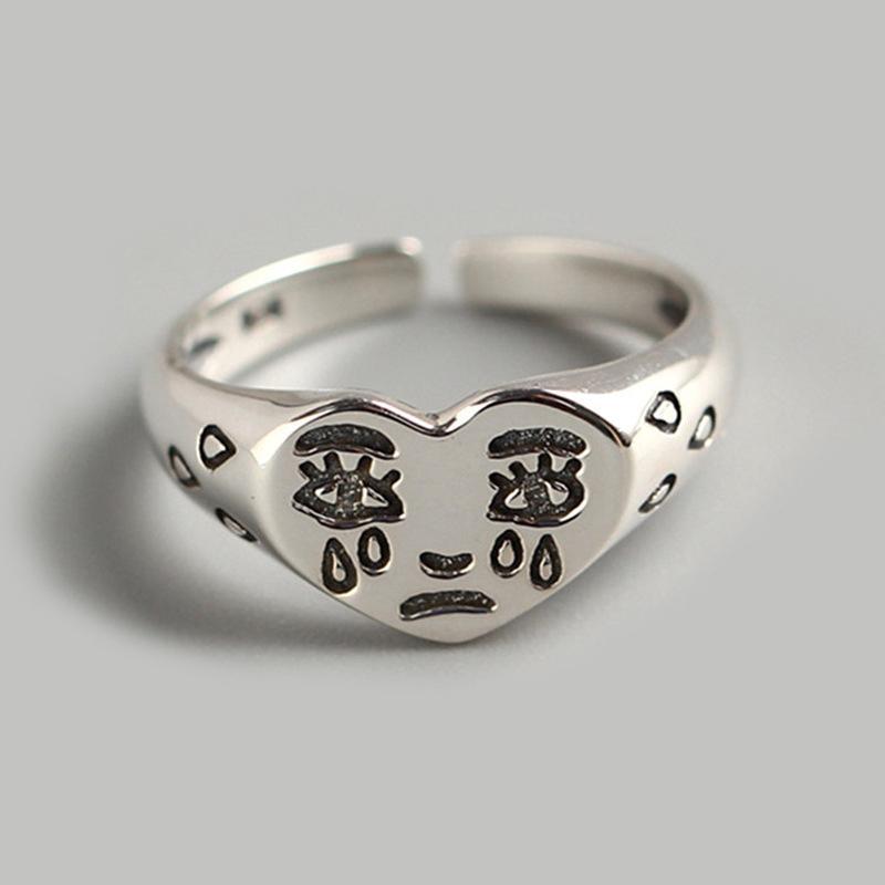 Creative Sad Expression Ring