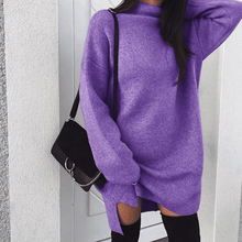 Load image into Gallery viewer, Turtleneck Slit Sweater
