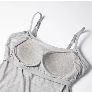 🌸Loose-fitting Tank Top With Built-in Bra🌸