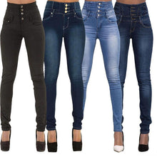 Load image into Gallery viewer, Sexy high-rise slim-fit jeans
