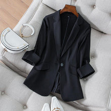 Load image into Gallery viewer, Slimming Suit Jacket In Tencel
