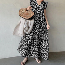 Load image into Gallery viewer, Leopard Print Commuter Long Dress
