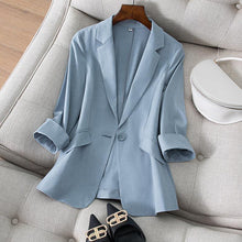 Load image into Gallery viewer, Slimming Suit Jacket In Tencel
