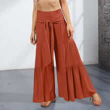 Load image into Gallery viewer, High-waisted Drapey Wide-legged Pants
