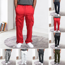 Load image into Gallery viewer, Men&#39;s Straight Cargo Pants Trousers
