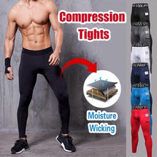 Load image into Gallery viewer, Men&#39;s Performance Compression Tights
