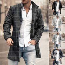 Load image into Gallery viewer, Stand Collar Woolen Trench Coat
