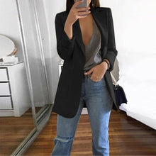 Load image into Gallery viewer, Women&#39;s Fashion Lapel Slim Cardigan Temperament Suit Jacket
