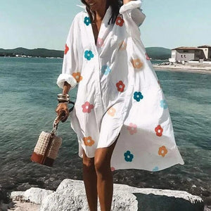 Europe and America Shirt Dress