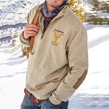 Load image into Gallery viewer, Zip-up Print Sweatshirt
