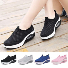 Load image into Gallery viewer, Women&#39;s Mesh Stitching Air Cushion Shaking Sneakers
