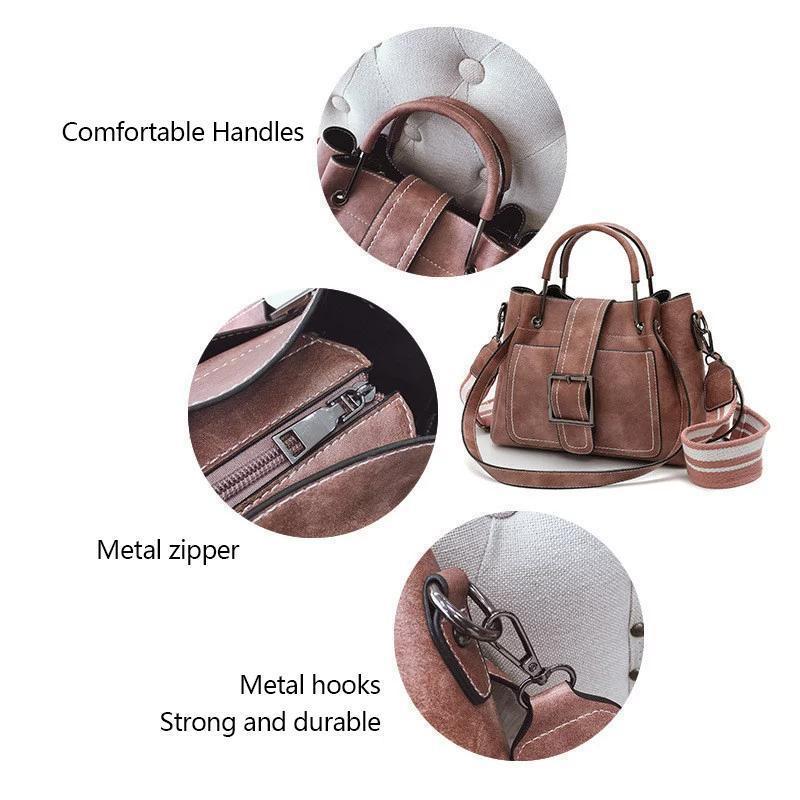 new Korean archaistic bucket bag