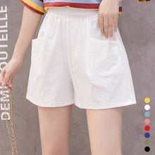 Load image into Gallery viewer, Women&#39;s Casual Summer Cotton Linen Shorts
