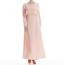 Load image into Gallery viewer, Lace Fake Two Piece Dress
