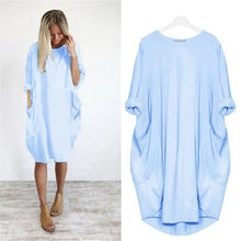 Load image into Gallery viewer, Loose Swing Panel Long Dress
