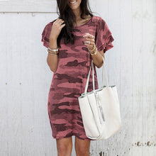 Load image into Gallery viewer, Camo Print Dress
