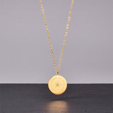 Load image into Gallery viewer, Golden Choker Pendant Necklace
