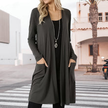 Load image into Gallery viewer, Women&#39;s Long-sleeved Mid-length Cardigan Jacket
