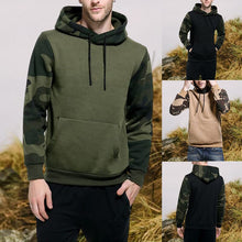 Load image into Gallery viewer, Camouflage Colorblock Casual Sweatshirt
