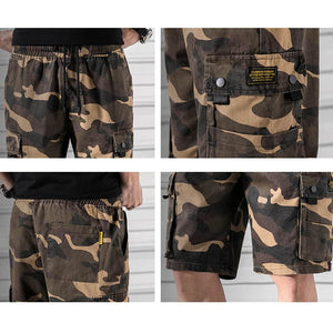 Summer Overalls Men Casual Shorts