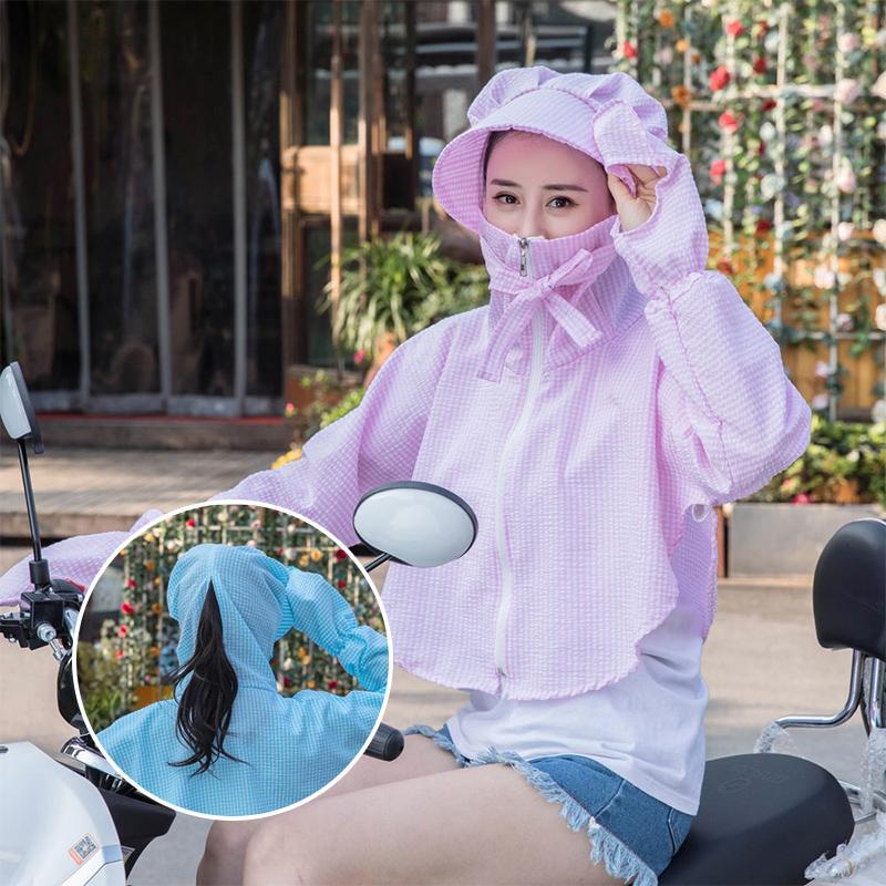 Women New Anti-UV Breathable Ice Silk Sun Coat