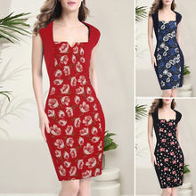 Load image into Gallery viewer, Square Collar Dress
