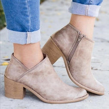Load image into Gallery viewer, Women Retro High Heel Ankle Boots
