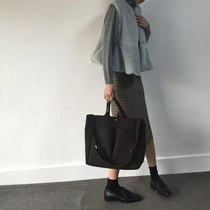 Women New Pu Leather Bag Simple Handbag