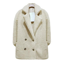 Load image into Gallery viewer, Warm Plush Coat Lapel Jacket

