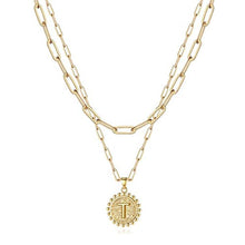 Load image into Gallery viewer, Gold Initial Necklaces for Women
