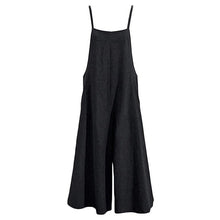 Load image into Gallery viewer, Women Casual Loose Solid Tank Jumpsuit
