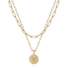 Load image into Gallery viewer, Gold Initial Necklaces for Women
